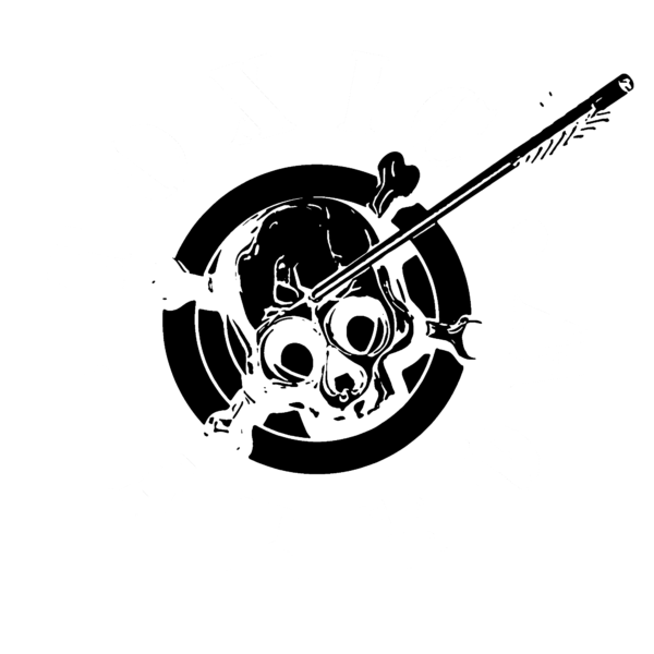 WHITE LOGO VERSION B&W STAMP TEXT NO BACKGROUND